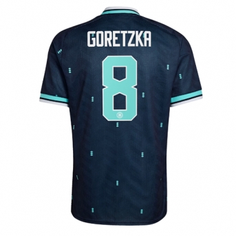 Billige Fotballdrakt Tyskland Leon Goretzka #8 Replika Bortedrakt VM 2026 Kortermet